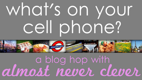Cell Phone Photo Blog Hop