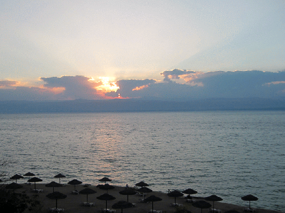 Dead Sea Sunset by Natalie Parker
